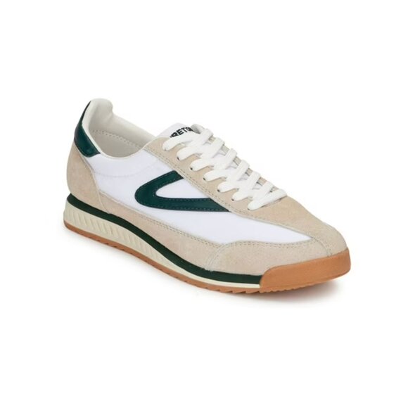 NEW TRETORN Suede Retro Joggers White/green for women 1125 3S2 - Picture 8 of 13